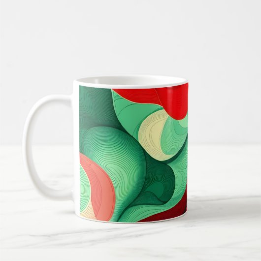 Mit Weihnachten Kaffeetasse (Links)