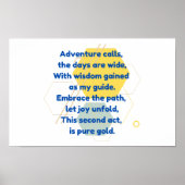 Mit Weisheit gewonnen Poster (Vorne)