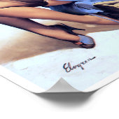 Mit Welpen Button auf Poster (Ecke)