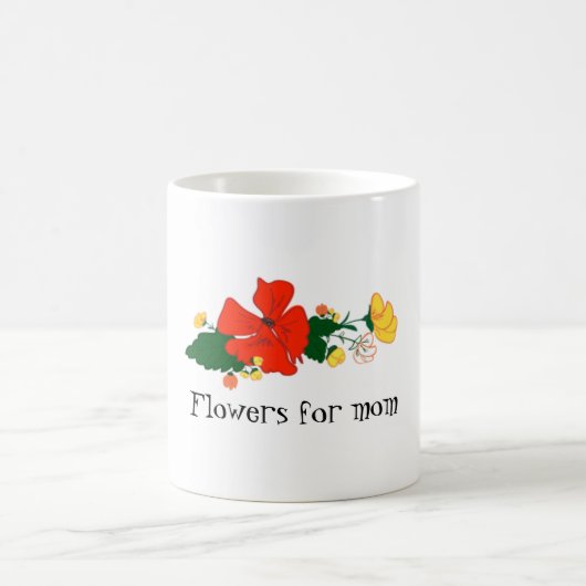 Mit Wildblumen klassische Kaffee-Tasse Kaffeetasse (Mittel)