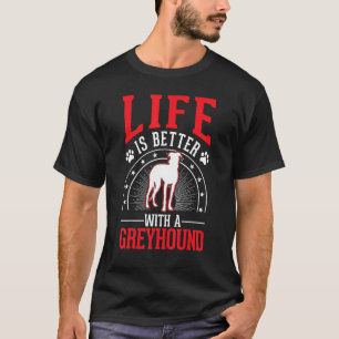 Mit Windhund T-Shirt