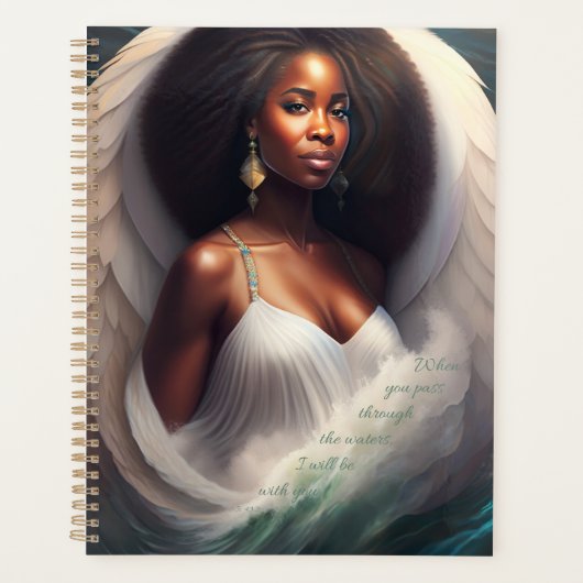 Mit You African American Angel Scripting Planer (Vorderseite)