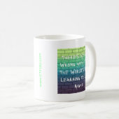 Mit YouTube - Liebe Right Edition ist nichts falsc Kaffeetasse (VorderseiteRechts)