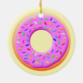 Mit Zeichnend Sprinklen verschwenden Keramik Ornament (Hinten)