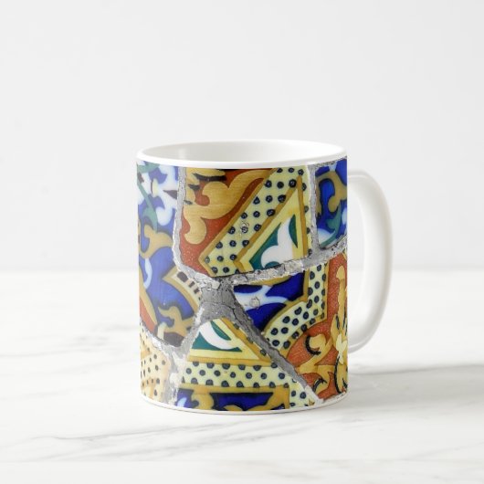 Mit Ziegeln gedeckte Kaffeetasse (VorderseiteRechts)