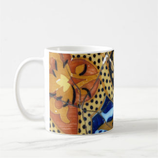 Mit Ziegeln gedeckte Kaffeetasse