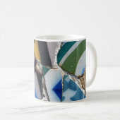 Mit Ziegeln gedeckte Kaffeetasse (VorderseiteRechts)