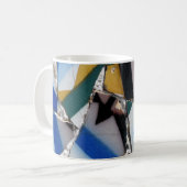 Mit Ziegeln gedeckte Kaffeetasse (Vorderseite Links)