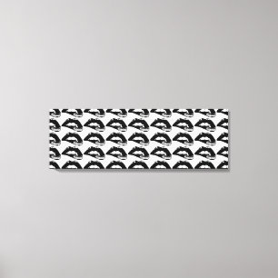 Mit Ziegeln gedeckte Lippenkunst Leinwanddruck