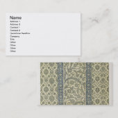 Mit Ziegeln gedeckte Platte von der Moschee von Visitenkarte (Vorne/Hinten)