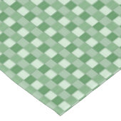 Mit Ziegeln gedecktes Frühlings-Grün gesponnenes Tischdecke (Schrägansicht)