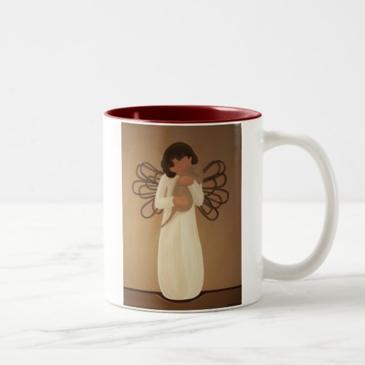 Mit Zuneigung Zweifarbige Tasse (Rechts)