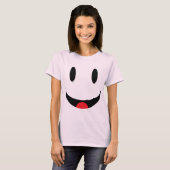 Mit Zunge-Gesicht T-Shirt (Vorne ganz)