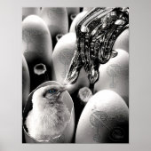 mit Zweckdruck strukturiert Poster (Vorne)