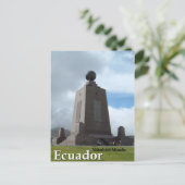 Mitad del Mundo Ecuador Staffelmonument Postkarte (Stehend Vorderseite)