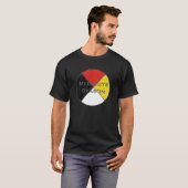 Mitakuye Oyasin die dunklen Farben Lakota Männer T-Shirt (Vorne ganz)