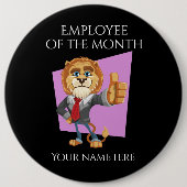 Mitarbeitende des monatlichen Abzeichens Button (Vorderseite)