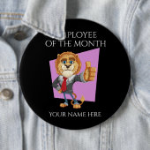 Mitarbeitende des monatlichen Abzeichens Button (Beispiel)