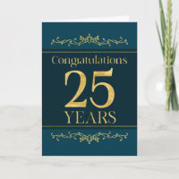 Mitarbeiter 25 Jahre Jubiläum Stilvolles formales