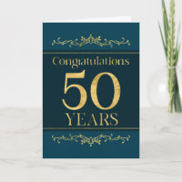 Mitarbeiter 50 Jahre Jubiläum Stilvolles formales