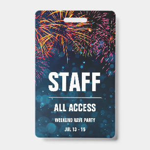 Mitarbeiter All Access Event Pass   Feuerwerksfina Ausweis