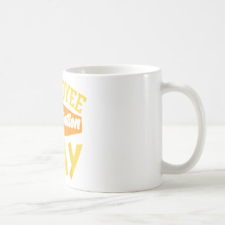 Mitarbeiter am Tag der Wertschätzung des Monats Kaffeetasse