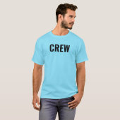 Mitarbeiter an der Crew "Back & Front Print" Mens  T-Shirt (Vorne ganz)