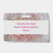 Mitarbeiter Ausweis (Rückseite)