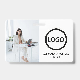 Mitarbeiter Ausweis Modern Minimalistische Firma