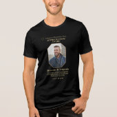Mitarbeiter Awards Foto Business Company Custom Tri-Blend Shirt (Vorderseite)