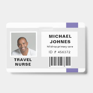 Mitarbeiter-Barcode-Photo-Name-Tag Ausweis