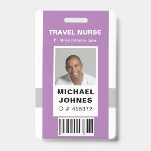 Mitarbeiter-Barcode-Photo-Name-Tag Ausweis