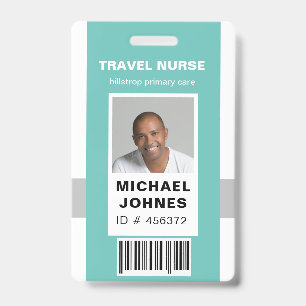 Mitarbeiter-Barcode-Photo-Name-Tag Ausweis