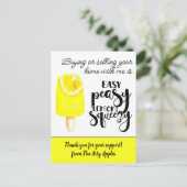 Mitarbeiter bedanken sich für das Geschenk echten  Postkarte (Stehend Vorderseite)