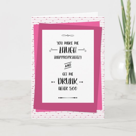 Mitarbeiter BESTE FREUNDIN Freund Karte (Vorderseite)