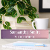 Mitarbeiter, Büro, Kollege, Titel, Position Namensplakette