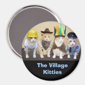 Mitarbeiter, Cowboy, Offizier, Leiter Magnet (Vorderseite/Rückseite)