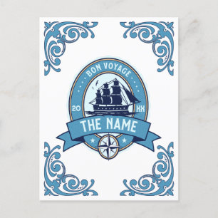 Mitarbeiter Danke Abschiedsfahrt Auf Wiedersehen Postkarte