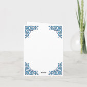 Mitarbeiter danken Ihnen Bon Voyage Farewell Dankeskarte (Rückseite)