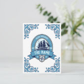 Mitarbeiter danken Ihnen Bon Voyage Farewell Postkarte (Stehend Vorderseite)