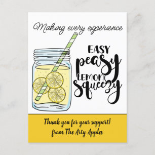 Mitarbeiter-Dankeschön-Geschenk freiwilliger Hinwe Postkarte