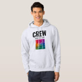 Mitarbeiter der benutzerdefinierten Crew Hinzufüge Hoodie (Vorne ganz)