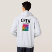 Mitarbeiter der benutzerdefinierten Crew Hinzufüge Hoodie (Schwarz voll)