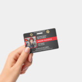 Mitarbeiter der Feuerwehr Ausweis (Handheld)