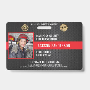 Mitarbeiter der Feuerwehr Ausweis