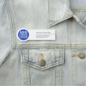 Mitarbeiter der Firma für Firmenlogo Namensschild (Beispiel)