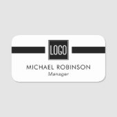 Mitarbeiter der Firma für Firmenlogo Namensschild (Vorderseite)