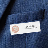 Mitarbeiter der Firma für kundenspezifische Firmen Namenschild