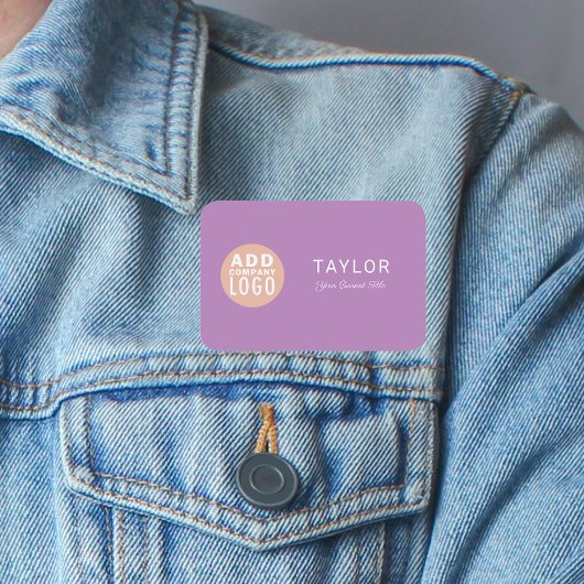 Mitarbeiter der Firma für kundenspezifische Firmen Namensschild