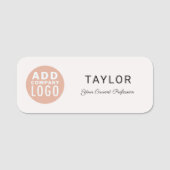 Mitarbeiter der Firma für kundenspezifische Firmen Namensschild (Vorderseite)